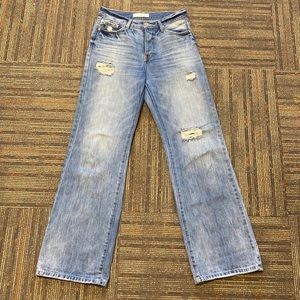 KanCan distressed wide leg jeans